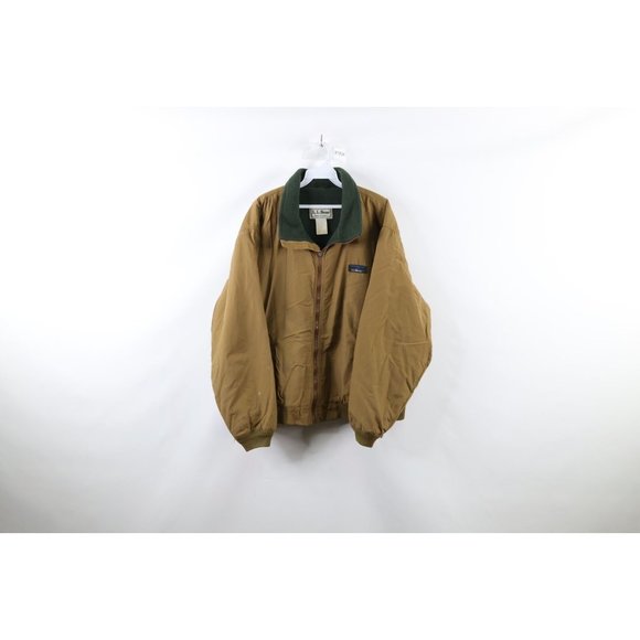 1980s、1990s LL BEAN WARM UP JACKET XL Vintage 1990s LL Bean Warm Up Insulated Lined Bomber Jacket
